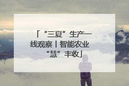 “三夏”生产一线观察丨智能农业“慧”丰收