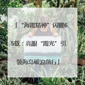 “海霞精神”闪耀65载：亮眼“霞光”引领海岛破浪前行