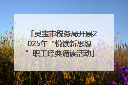 灵宝市税务局开展2025年“悦读新思想”职工经典诵读活动