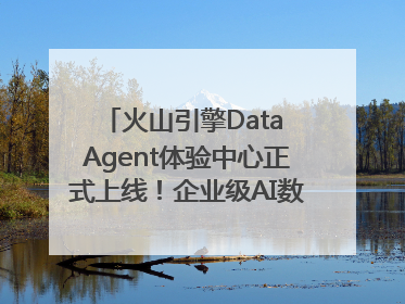 火山引擎Data Agent体验中心正式上线！企业级AI数据专家触手可及