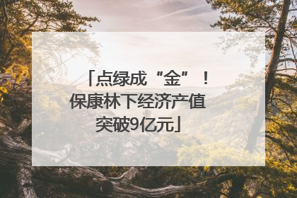 点绿成“金”！保康林下经济产值突破9亿元