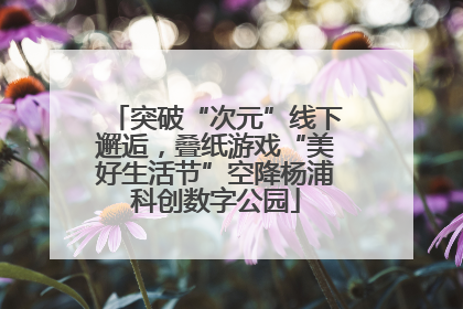 突破“次元”线下邂逅，叠纸游戏“美好生活节”空降杨浦科创数字公园