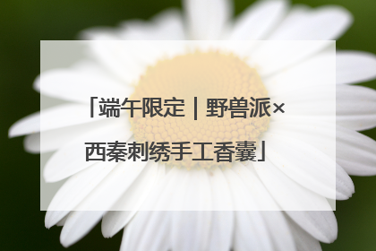 端午限定｜野兽派×西秦刺绣手工香囊