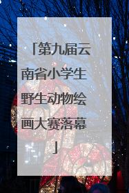 第九届云南省小学生野生动物绘画大赛落幕