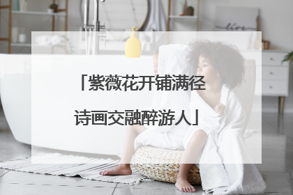 紫薇花开铺满径 诗画交融醉游人