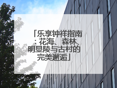 乐享钟祥指南：花海、森林、明显陵与古村的完美邂逅