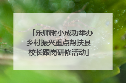 乐师附小成功举办乡村振兴重点帮扶县校长跟岗研修活动
