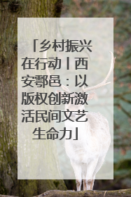 乡村振兴在行动丨西安鄠邑：以版权创新激活民间文艺生命力