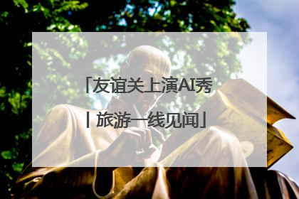 友谊关上演AI秀丨旅游一线见闻