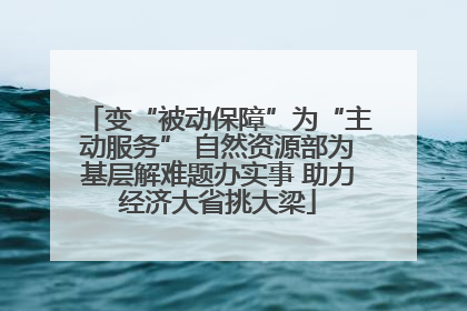 变“被动保障”为“主动服务” 自然资源部为基层解难题办实事 助力经济大省挑大梁