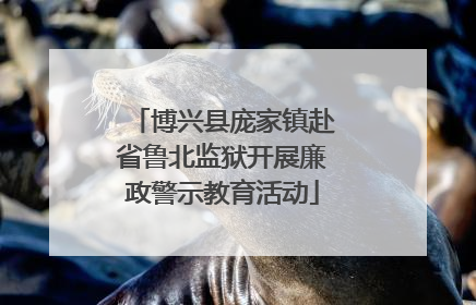 博兴县庞家镇赴省鲁北监狱开展廉政警示教育活动