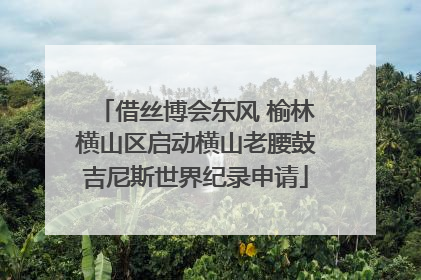 借丝博会东风 榆林横山区启动横山老腰鼓吉尼斯世界纪录申请