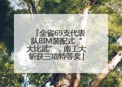 全省69支代表队BIM装配式“大比武”，南工大斩获三项特等奖