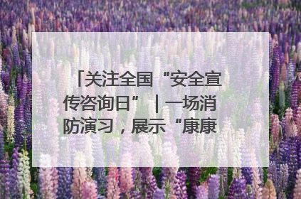 关注全国“安全宣传咨询日”｜一场消防演习，展示“康康”应急实力