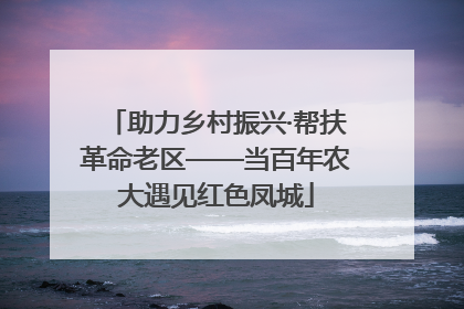 助力乡村振兴·帮扶革命老区——当百年农大遇见红色凤城
