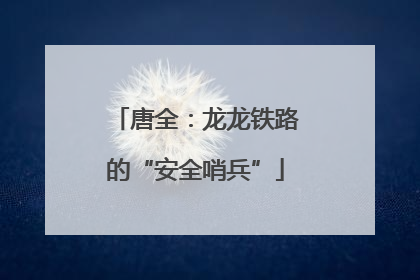 唐全：龙龙铁路的“安全哨兵”