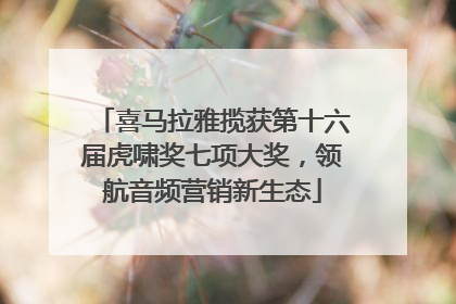 喜马拉雅揽获第十六届虎啸奖七项大奖，领航音频营销新生态