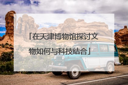 在天津博物馆探讨文物如何与科技结合