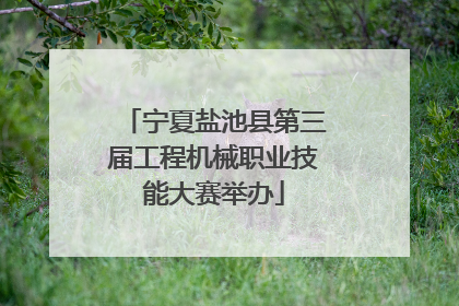宁夏盐池县第三届工程机械职业技能大赛举办