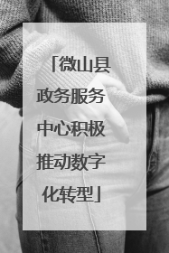 微山县政务服务中心积极推动数字化转型