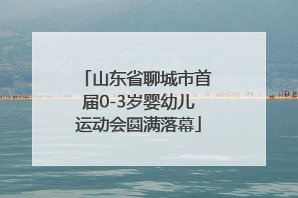 山东省聊城市首届0-3岁婴幼儿运动会圆满落幕