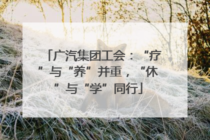 广汽集团工会：“疗”与“养”并重，“休”与“学”同行