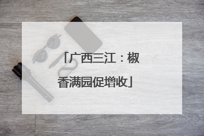 广西三江：椒香满园促增收