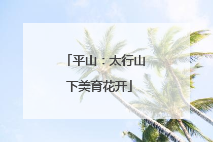 平山：太行山下美育花开