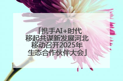 携手AI+时代 移起共谋新发展河北移动召开2025年生态合作伙伴大会