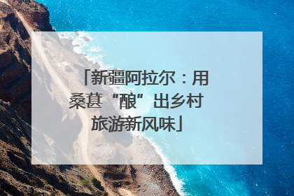 新疆阿拉尔：用桑葚“酿”出乡村旅游新风味