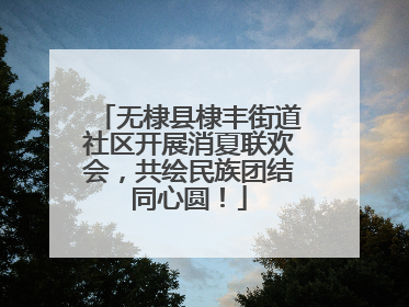 无棣县棣丰街道社区开展消夏联欢会，共绘民族团结同心圆！