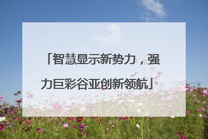 智慧显示新势力，强力巨彩谷亚创新领航