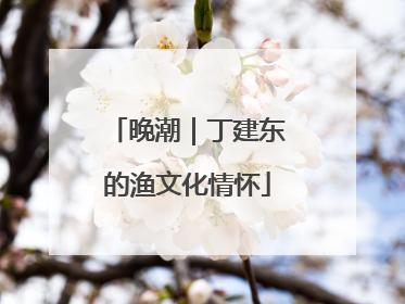 晚潮｜丁建东的渔文化情怀