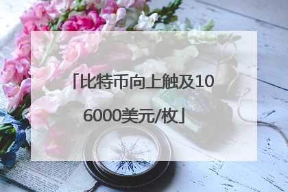 比特币向上触及106000美元/枚