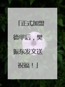 正式加盟德甲后，樊振东发文送祝福！