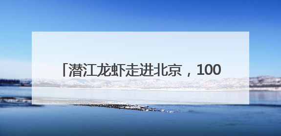 潜江龙虾走进北京，100000只虾席卷大厂餐桌