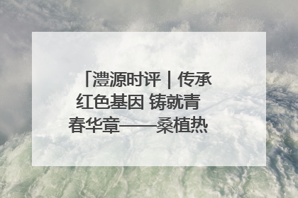 澧源时评｜传承红色基因 铸就青春华章——桑植热土上的青春长征