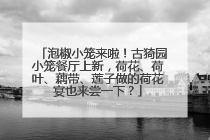 泡椒小笼来啦！古猗园小笼餐厅上新，荷花、荷叶、藕带、莲子做的荷花宴也来尝一下？