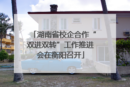 湖南省校企合作“双进双转”工作推进会在衡阳召开