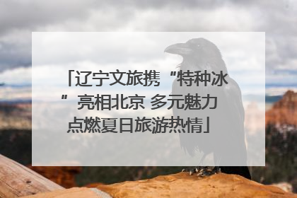 辽宁文旅携“特种冰”亮相北京 多元魅力点燃夏日旅游热情