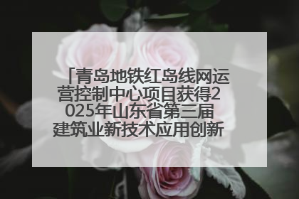 青岛地铁红岛线网运营控制中心项目获得2025年山东省第三届建筑业新技术应用创新竞赛一等奖