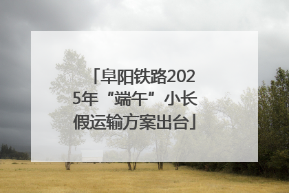 阜阳铁路2025年“端午”小长假运输方案出台