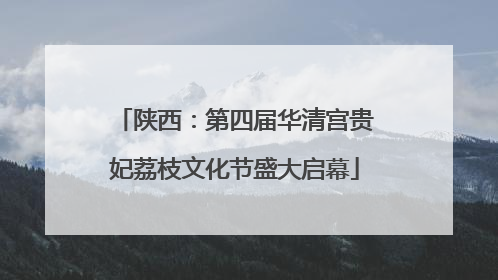 陕西：第四届华清宫贵妃荔枝文化节盛大启幕