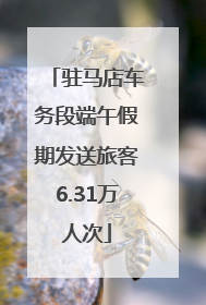 驻马店车务段端午假期发送旅客6.31万人次