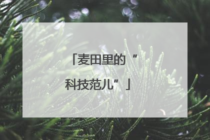 麦田里的“科技范儿”
