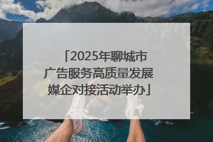 2025年聊城市广告服务高质量发展媒企对接活动举办