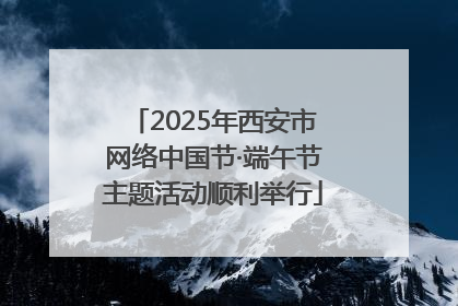2025年西安市网络中国节·端午节主题活动顺利举行