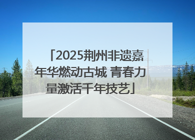 2025荆州非遗嘉年华燃动古城 青春力量激活千年技艺